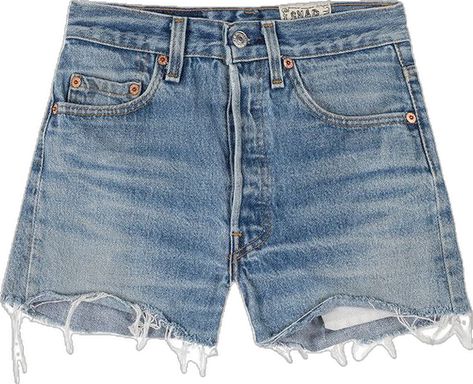 Denim Shorts Style, Destroyed Denim Shorts, Levis Denim Shorts, Vintage Denim Shorts, Ladies Denim, Denim Inspiration, Short Jean, Ripped Jean Shorts, Ripped Denim Shorts