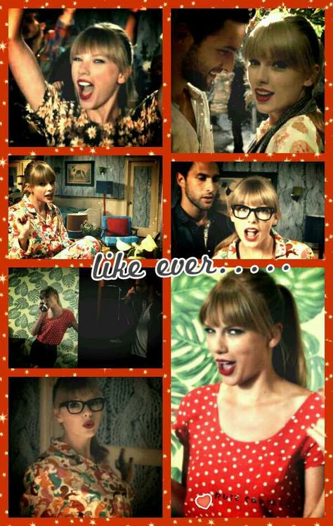 Day 3 fave music video...We are never ever getting back together Never Ever Getting Back Together, Getting Back Together, Swift 3, Back Together, Eras Tour, Music Video, Taylor Swift, Music Videos, Swift