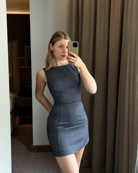 The little grey dress @rihoas_official LKML20: 20% OFF #rihoas #inrihoas IG @jessicamardle TikTok jessicamardle Pinterest jessica_mardle • • • #timelessfashion #classicalstyle #effortlessoutfits #elegantfashioninspo #autumnoutfit #ootd #luxurystyle #qualityfashion Rihoas Dress, Kenya Trip, Grey Dress Outfit, Everyday Fashion Outfits, Grey Dress, Casual Chic Outfit, Casual Work Outfits, Glam Dresses, Work Outfits Women