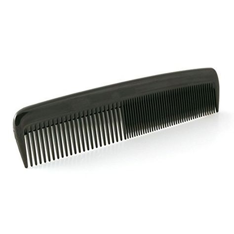 Ace Classic Pocket Hair Comb (Pack of 6) ** Very nice of you to drop by to view the picture. (This is our affiliate link) #haircomb Edge Comb Gray, Black Hair Brush, Black Hair Comb, Pocket Comb, Beard Straightening, Making Hair, Metal Comb, Wide Tooth Comb, Grooming Kit