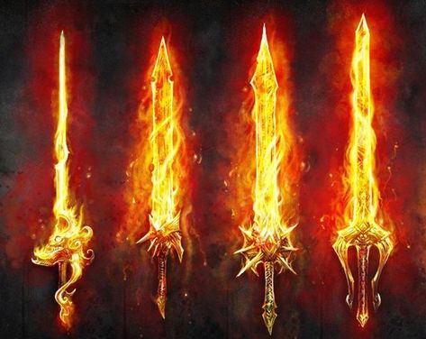 Dnd Objects, Fire Blade, Fantasy Swords, Genshin Oc, Cybernetic Arm, Cthulhu Art, Eternal Flame, Slenderman, Fire Art