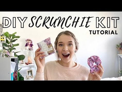 (39) DIY scrunchie kit tutorial - Hand sewn - YouTube Diy Scrunchie, Child Friendly, Diy Kits, Hand Sewn, Kid Friendly, Scrunchies, Hair Bows, Hand Sewing, Sewing Projects