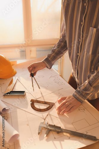 Female Architect Aesthetic, Architect Aesthetic, Female Architect, Architect Working, Working In Office, Design Tech, Future Career, Tech Design, Adobe Stock