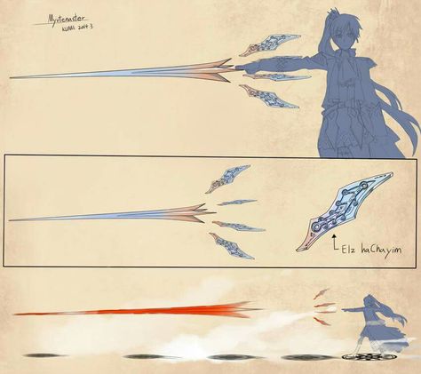 Now that’s a kata... NO IT ISNT! It’s a lance! Get it right you amateurs! Timeline Project, Future Inspiration, Magical Items, Rwby Comic, Rwby Fanart, Magic Design, 다크 판타지, Rooster Teeth, Cool Swords