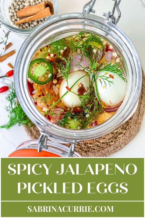 Jalapeño Pickled Eggs, Spicy Pickled Eggs, Pickled Hot Peppers, Pickled Eggs Recipe, Easy Dinners For Two, Spicy Eggs, Pickled Eggs, Egg Salad Sandwiches, Cooking Homemade