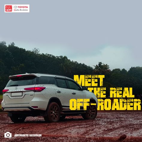 Fortuner Offroad, Car Kv, Car Advertising Design, Toyota Fortuner, 2023 Design, Creative Advertising Design, 4 Runner, Motion Design Video, Beautiful Dining Rooms