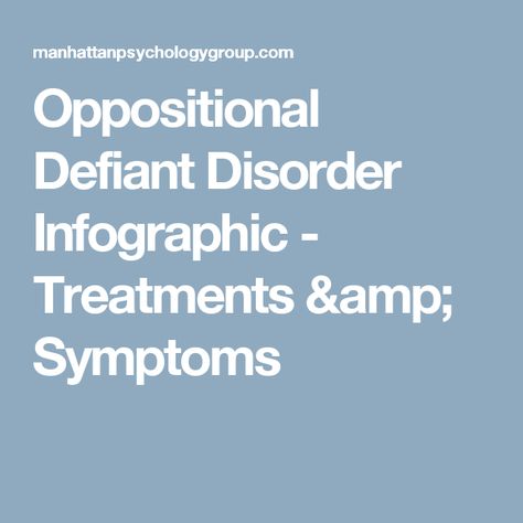 Oppositional Defiant Disorder Infographic - Treatments & Symptoms Oppositional Defiant Disorder Symptoms, Oppositional Defiant Disorder Strategies, Odd Disorder, Odd Symptoms, Defiance Disorder, Oppositional Defiance, Defiant Behavior, Conduct Disorder, Parallel Parenting