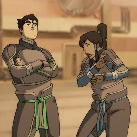 Korra And Bolin, Bolin Legend Of Korra, Avatar The Legend Of Korra, The Legend Of Korra, Owari No Seraph, Slick Hairstyles, Legend Of Korra, Aang, Avatar The Last Airbender