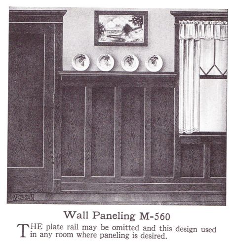 Craftsman Molding, Plate Rail, Craftsman Wainscoting, Wood Panneling, Craftsman Interiors, Craftsman Trim, Country Style Home Decor, Craftsman Details, Craftsman Interior