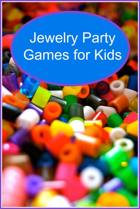 Fun And Engaging Jewelry Party Games for Kids Healthy Birthday Treats, Healthy Birthday, Party Games For Kids, Kids Jewellery, Large Beads, Easy Jewelry, Crafts For Boys, Kids Party Games, Crafts For Kids To Make