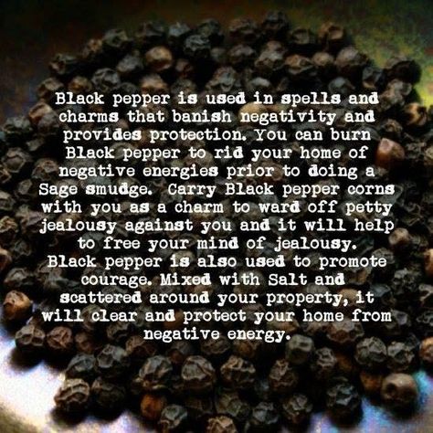 * Black Pepper Black Pepper Magical Properties, Wild Witch, Magickal Herbs, Witch Herbs, Witch Tips, Under Your Spell, Magic Herbs, Witchy Tips, Magical Herbs