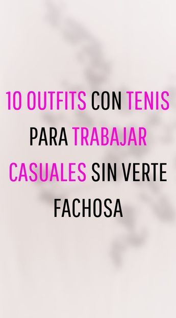 Lo hoy es la comodidad, así que para que vayas cómoda a trabajar o ir a la oficina que son bastante combinables y cómodos, así que checa estas 10 outfits con tenis para la oficina que te encantarán usar en tu día a día sin que eso implique que te vas desarreglada. Outfit Casual Tenis, Outfits Con Tennis, Outfit Lunes, Outfit Tenis, Outfit Ideas Office, Sweater Weather Outfits, Dress With Turtleneck, Boho Fall Outfits, Capsule Wardrobe Women