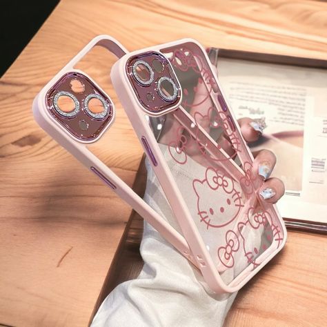 Hello Kitty Clear Phone Case - Transparent iPhone Case, Cute Gifts, Sanrio Accessories, Gifts For Her Clear Hello Kitty Phone Case, Transparent Iphone Case, Phone Case Transparent, Hello Kitty Phone Case, Sanrio Accessories, Transparent Iphone, Iphone Cases Cute, Smartphone Accessories, Clear Phone Case