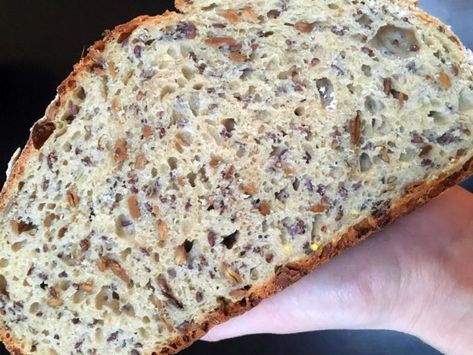 Spelt Bread Recipe, Spelt Bread, Healthy Fiber, Toast In The Oven, Protein Bread, Spelt Flour, Quick Bread Recipes, E 40, Artisan Bread