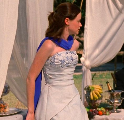 Rory Gilmore, Gilmore Girls, Blue Dress, Prom, Blue