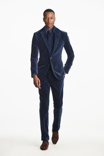 Corduroy Suit, Guy Outfits, Class Outfits, Ralph Lauren Fall, Ralph Lauren Menswear, Suit Blue, Best Dressed Man, Male Fashion Trends, Fashion Suits For Men