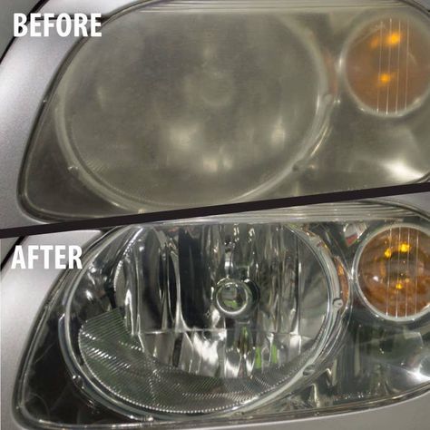 How To Clear Foggy Headlights, Cleaning Headlights On Car Magic Eraser, Headlight Cleaner Diy, Car Headlight Cleaner, Clean Foggy Headlights, Cleaning Headlights, Cleaning Headlights On Car, Clean Headlights, Diy Baking Soda