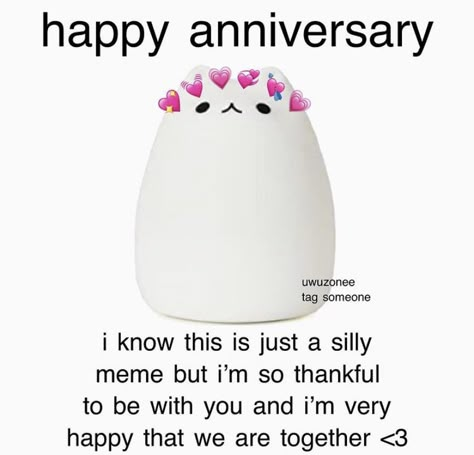 Happy Anniversary Wholesome, Wholesome Texts, Cute Things To Send To Your Bf, Couple Tropes, Bf Stuff, Boyfriend Stuff, Happy One Year Anniversary, Paragraphs For Him, We Are Together