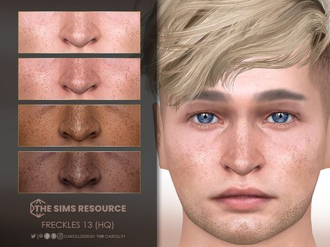 Cc Freckles, The Sims 4 Pack, Sims 4 Decades Challenge, The Sims 4 Skin, 4 Poses, Makeup Cc, The Sims 4 Packs, Sims 4 Body Mods, Skin Details