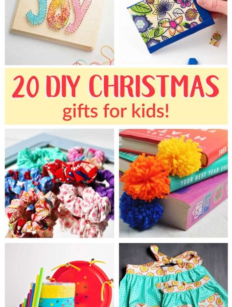 Looking for fun homemade gift ideas? Check out Nana's list of 20 DIY Christmas Gifts for Kids! #WelcometoNanas #ChristmasGiftsforKids #DIYChristmasGifts #HomemadeGiftIdeas Dyi Christmas Gifts, Fun Homemade Gifts, Homemade Kids Gifts, Gifts Kids Can Make, Diy Christmas Gifts For Kids, Christmas Presents For Kids, Homemade Gift Ideas, Diy Christmas Presents, Easy Diy Gifts