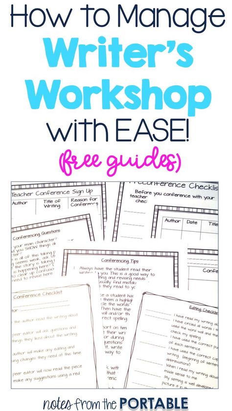 My Writer's Workshop is up and running so easily with these tips and free conferencing guides. The students know what is expected and I can easily differentiate lessons.  Writing conferences have never been easier! Library Rules, Writing Classroom, Literary Writing, 6th Grade Writing, Educational Therapy, Fourth Grade Writing, Teach Writing, Writing Conferences, 5th Grade Writing