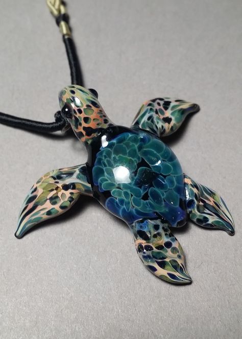 Glass Sea Turtle, Sea Accessories, Sea Turtle Jewelry, Octopus Jewelry, Tide Pool, Sea Turtle Necklace, Turtle Jewelry, Turtle Love, Small Pools