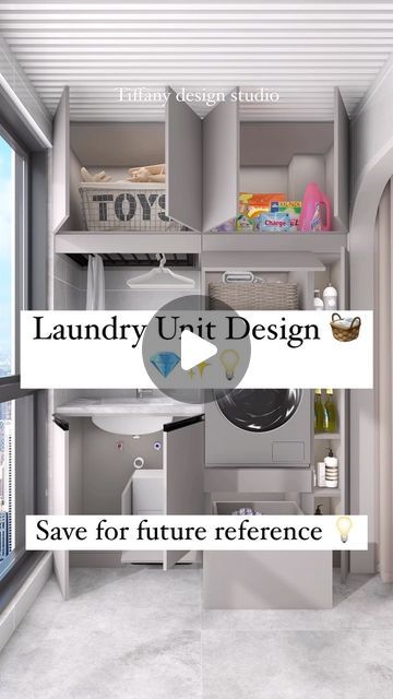 Tiffany design studio💎 on Instagram Laundry Unit Design, Tiffany Design Studio, Laundry Unit, Unit Design, June 30, Laundry Room, Craft Room, Design Studio, The Unit