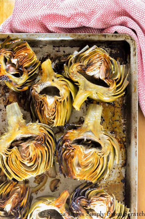 Artichoke Recipes Baked, Best Artichoke Recipe, Roasted Artichokes, How To Cook Artichoke, Baked Artichoke, Grilled Artichoke, Roasted Artichoke, Artichoke Recipes, Pickled Vegetables