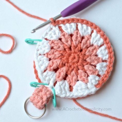 Mini-Mystery Crochet Along - Take 1, hosted by Jennifer Pionk of A Crocheted Simplicity Come join us for fun & prizes! Crochet Ear Bud Holder, Crochet Air Tag Holder, Crochet Galaxy Buds Case, Crochet Ear Bud Holder Pattern, Crochet Ear Bud Holder Pattern Free, Mystery Crochet, Earbud Holder, Quick Crochet Projects, Crochet Case