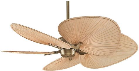 Fanimation Islander Palm Ceiling Fan - Beige Fanimation Ceiling Fan, Tropical Ceiling Fans, Brass Ceiling Fan, Decorative Ceiling Fans, Ceiling Fan Blades, White Ceiling Fan, Tropical Home Decor, Outdoor Furniture Decor, Portable Air Conditioner