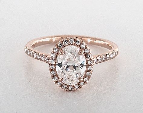 Halo Pave Engagement Ring, Square Halo Engagement Rings, Rose Gold Oval Engagement Ring, Rose Gold Halo Engagement Ring, Oval Halo Engagement Ring, Engagement Ring Oval, Oval Cut Engagement Ring, Engagement Rings Vintage Halo, Oval Diamond Engagement Ring