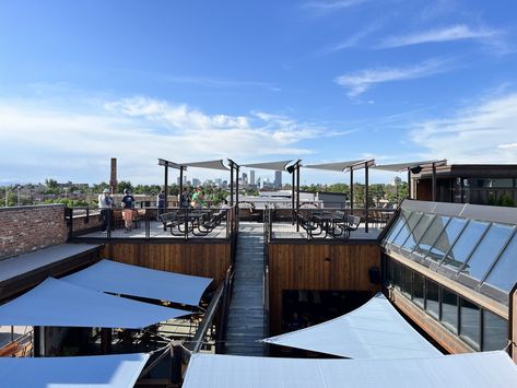 Retro Cooler, Forest Room, Roof Tops, Rooftop Patio, Downtown Denver, Bars And Restaurants, Rooftop Pool, Rooftops, Rooftop Bar