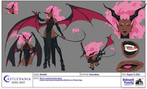 Drolta Tzuentes (animated series) | Castlevania Wiki | Fandom Ballgown Design, Castlevania Anime, Vampire Art, Splash Art, Model Sheet, Sell My Art, Black Anime Characters, Character Design References, Creature Art