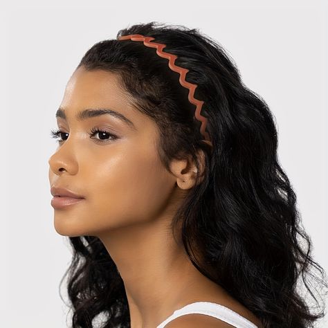 Faster shipping. Better service Zigzag Headband Hairstyles, Zig Zag Headband Curly Hair, Zigzag Headband Curly Hair, Zig Zag Headband Hairstyles, Zigzag Headband, Zig Zag Headband, Hairband Hairstyle, Band Outfits, Stylish Headbands