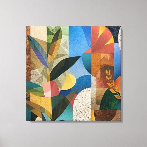 https://www.zazzle.com/harmonious_compositions_organic_shapes_and_colors_canvas_print-256462889036096754 Natural Shapes Art, Organic And Geometric Shapes, Shape Collage, Shapes And Colors, Shape Art, July 7, Natural Shapes, Creative Arts, Organic Shapes