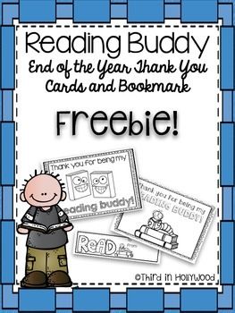 Fun way to say "thank you" to reading buddies! Two cards and a bookmark for the kids to choose from!PLEASE be kind and leave feedback :) Book Buddies Activities, Reading Buddy Ideas, Activities To Do With Reading Buddies, Reading Buddies Ideas, Book Buddy Activities, Buddy Activities Elementary, Adopt A Reading Buddy, Reading Buddies Activities, Reading Buddy Activities