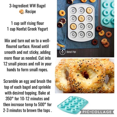 Ww Bagels Recipe, Donut Hole Recipe, Ripped Recipes, Mini Donuts Maker, Donut Pan, Breakfast Crockpot Recipes, Pampered Chef Party, Donut Maker, Pampered Chef Consultant