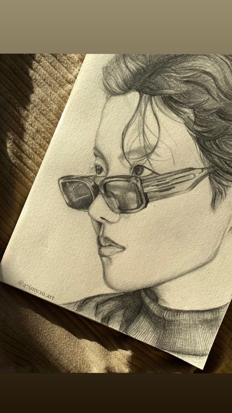 Sketch drawing art bts jhope aesthetic fanart Face Shading Drawing, Jhope Sketch, Jhope Drawing, Jimin Portrait, Hoseok Aesthetic, Wallpaper Artwork, Shading Drawing, Fanart Bts, Drawing Sketchbook