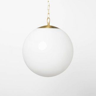 Ceiling Lights & Lamps : Target Replace Recessed Lighting, Brass Threshold, Hallway Lights, Milk Glass Pendant, Glass Ceiling Pendant, Pendant Brass, Smart Bulb, Glass Ceiling Lights, Studio Mcgee