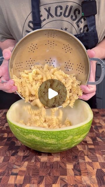 Food Dudes on Instagram: "Watermelon pasta salad in a watermelon 🍉 #easyrecipes #cookout #summerrecipes #healthyrecipes" Food Dudes, Summer Recipes, Pasta Salad, Side Dishes, Watermelon, Easy Meals, Salad, Pasta, On Instagram