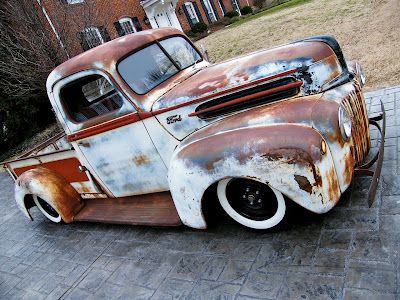 1949 Ford, Rat Rod Pickup, Trucks Ford, Dream Trucks, Vintage Pickup Trucks, Old Ford Trucks, Rusty Cars, Rat Rods Truck, Old Pickup Trucks