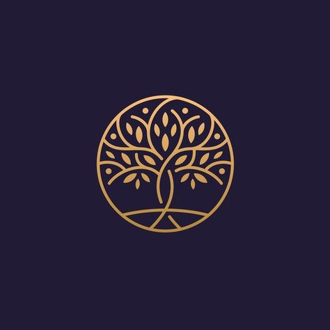 Discover Design Ideas & Graphic Design Inspiration | 99designs Tree Of Life Logo Design, Garden Logo Design Ideas, Tree Logo Design Inspiration, Tree Logo Ideas, Creativity Logo, Tree Of Life Logo, Ideas Graphic Design, Laser Logo, Tree Logo Design