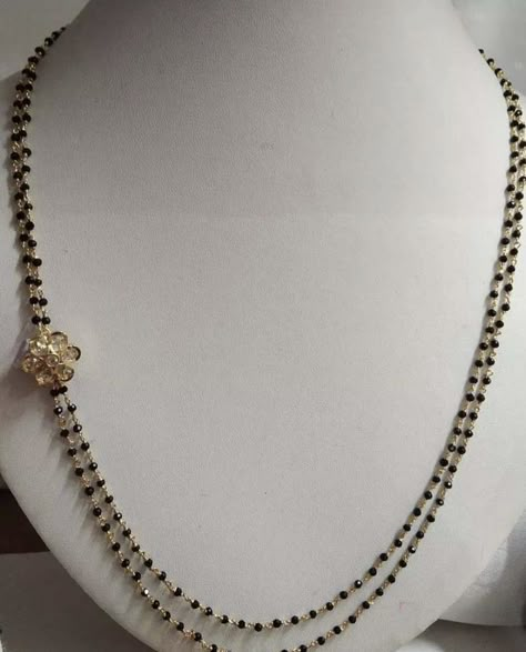 Black Beads Designs Latest, Black Diamond Mangalsutra, Light Weight Gold Jewellery, Modern Bangle, Mangalsutra Chain, Bride Jewelry Set, Black Beads Mangalsutra, Black Beads Mangalsutra Design, Diamond Mangalsutra