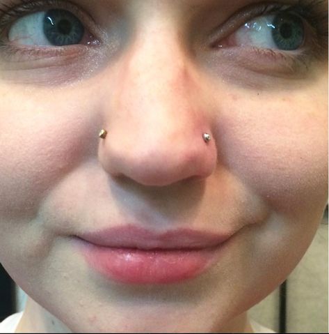 Paired nostril piercings by @mollymaemoon left is healed right is fresh! #920tattoocompany #920tattooco #920 #piercingsbymollymoon #mollymoon #piercingideas #piercingaddict #piercings #piercing #piercingculture #nostrilpiercing #doublenosepiercing #healed #fresh #oshvegas #tattooandpiercing #downtownoshkosh #uwoshkosh #uwo Nose Piercing Placement, Nose Piercing Healing, Double Nostril Piercing, Double Nose Piercing, Nostril Ring, Nostril Piercing, Piercing Nose, Facial Piercings, Body Piercings