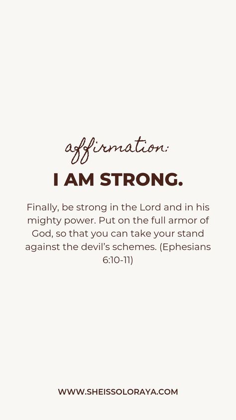 Affirmation Verses, Affirmations From God, Affirmation 2024, Scriptures For Strength, Pretty Affirmations, God Affirmations, Bible Affirmations, Spirituality Affirmations, Christian Affirmations