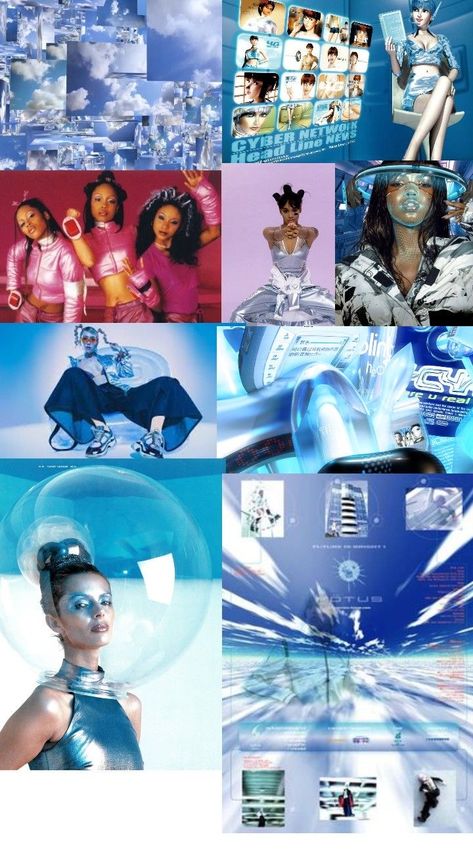 Y2k Space Aesthetic, Y2k Cybercore Aesthetic, Y2k Futurism Aesthetic, Futuristic Club, Y2k Millenium, Y2k Things, Y2k Futurism, Real Y2k, Futuristic Y2k