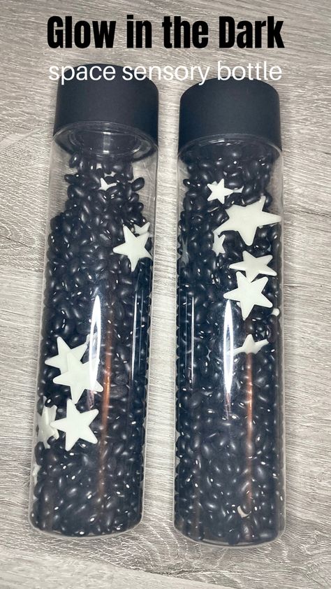 Star Sensory Bottle, Light And Dark Infant Activities, Glow Sensory Bin, Light And Dark Infant Theme, Space Sensory Bottles, Constellation Sensory Bag, Light And Dark Toddler Activities, Light And Dark Theme Toddlers, Light And Dark Activities For Infants