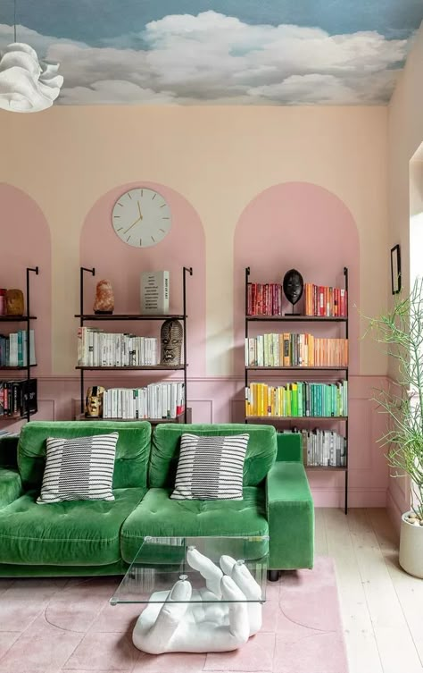 Dopamine Decor Is the Design Trend Guaranteed to Make You Happy Serotonin Interior Design, Dopamine Interior Design, Dopamine Dressing Office, Serotonin Home Decor, Dopamine Design, Cheap Dopamine, Dopamine Decor, Dopamine Design Trend, Kitchen Colour Combination