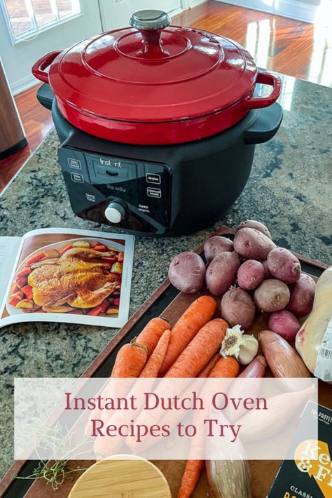 6 Instant Dutch Oven Recipes Instant Dutch Oven, Instant Pots, Weekly Meal Plan Template, Healthy Slice, Dutch Oven Recipes, Meal Planning Template, Dinner Side Dishes, Vegetarian Soup, Slow Cookers