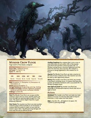 Unearthed Arcana, Homebrew Monsters, Dnd Monster, Monster Manual, Dnd Stats, Dnd Stories, Dungeon Master's Guide, Dnd Races, Dungeons And Dragons Classes